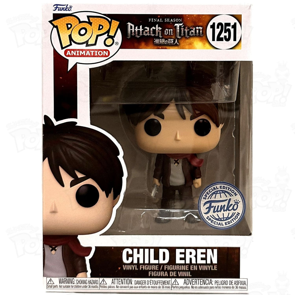 Funko POP! Animation Attack on Titan - Child Eren #1251 Exclusive 