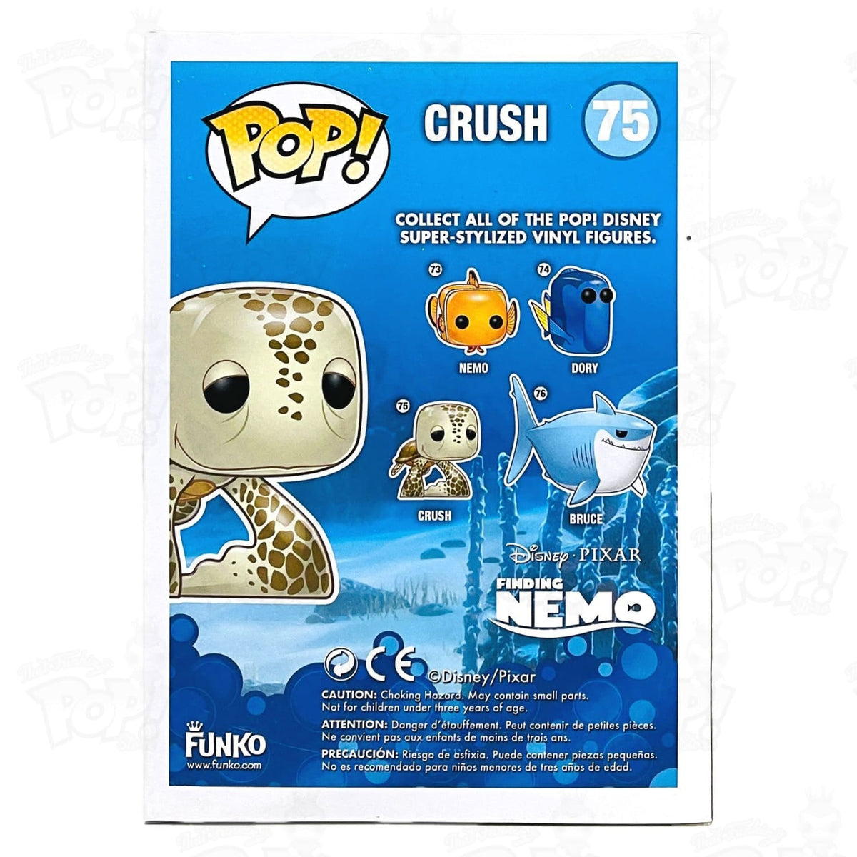 Finding Nemo Funko Pop Crush Nemo Funko Pop Funko Pop Disney Pixar