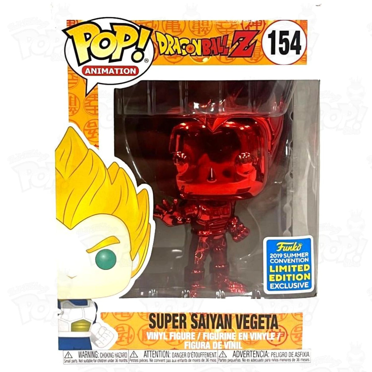 Funko Pop Vegeta Super Saiyan Chrome Blue – Fall Convention 2018 – Exclusivité Collector Figurine Funko Rare Funko Pop Vegeta Super Saiyan Chrome Blue – Fall Convention 2018 – Exclusivité Collector Figurine Funko Rare