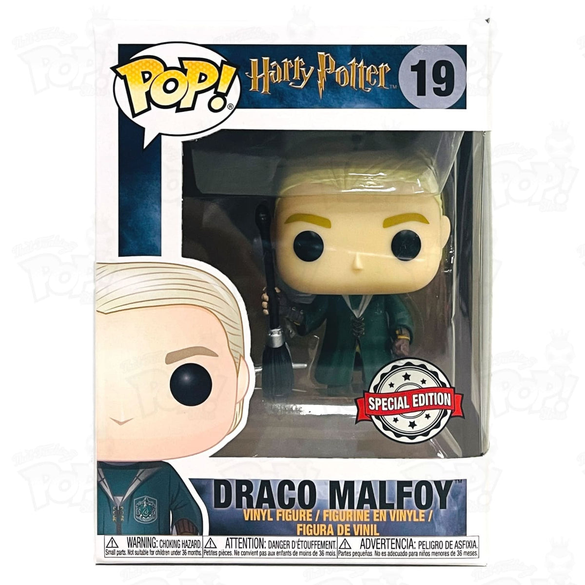 Spilla Funko Pop! Harry Potter – Draco Malfoy, In Velluto, Con Stand Da Collezione
