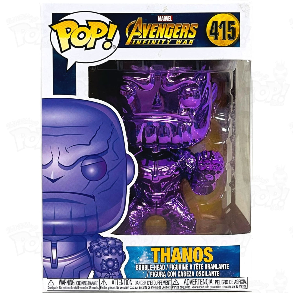 Pop Vinyl Purple Thanos Pop Thanos Funko Pop Marvel Chrome Thanos