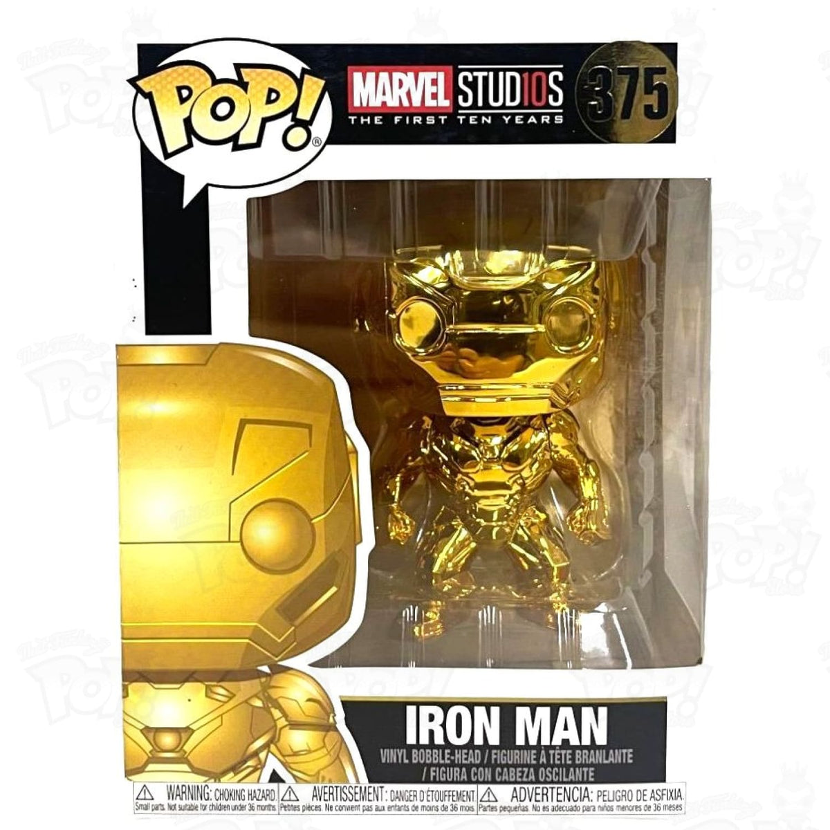 Gold chrome iron hot sale man funko pop