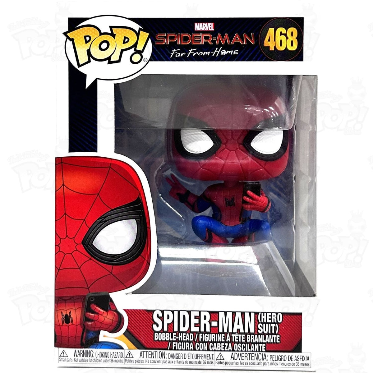 Funko Pop Marvel: Spider-Man Far From Home - Spider-Man (Hero Suit) #468