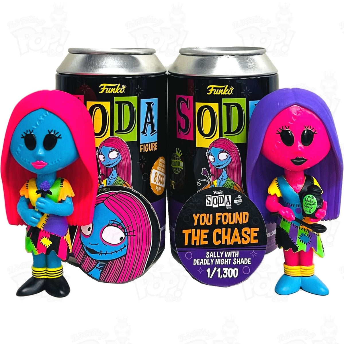 Funko soda UNRELEASED Blacklight Sally Chase and Common newest set