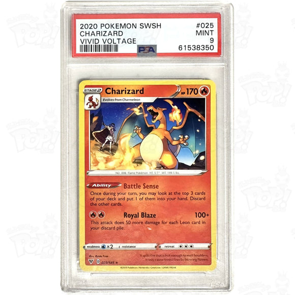 Pokemon Tcg: Charizard Vivid Voltage 025/185 Psa 9 Trading Cards