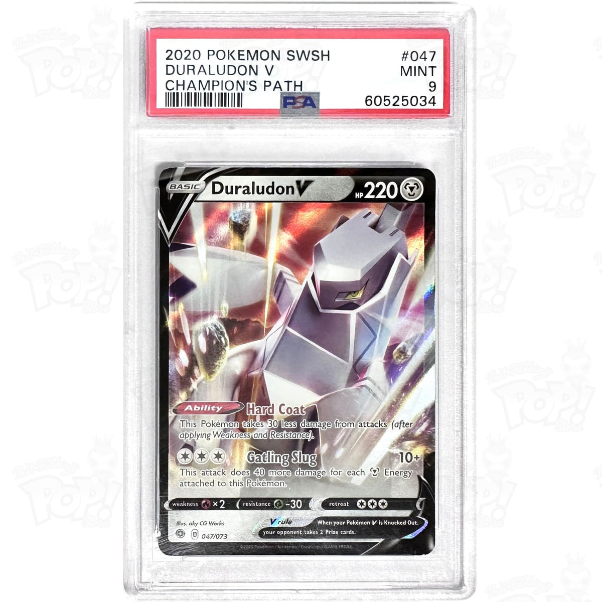 duraludon pokemon card price Pokemon TCG: Duraludon V Champion's Path 47/73 PSA 9