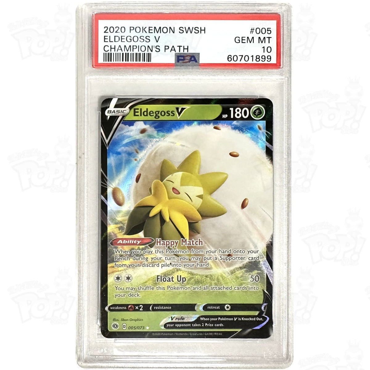 Pokemon TCG: Eldegoss V Champion's Path 05/73 / Ultra Rare PSA 10