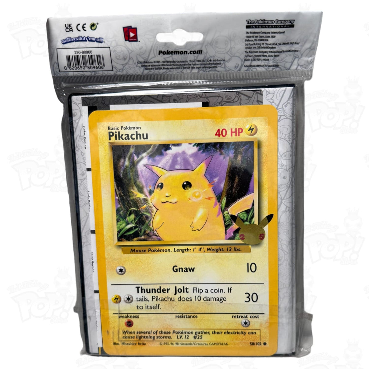 Pokemon TCG: First Partner Collector's Binder + Oversize Pikachu Card Pokemon TCG: First Partner Collector's Binder + Oversize Pikachu Card