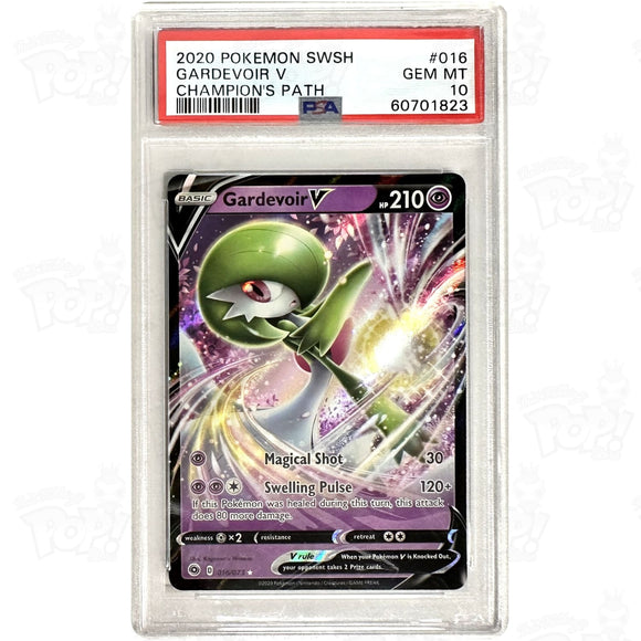 Pokemon Tcg: Gardevoir V Champions Path 16/73 / Ultra Rare Psa 10 Trading Cards