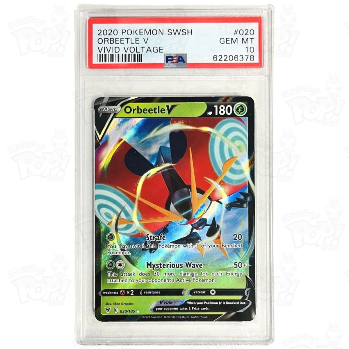orbeetle v pokemon card value TCG: SWSH04: Vivid Voltage 020/185 / Ultra Rare PSA 10 Deck:Divine Convocation McDonald’s Pokémon Happy Set Japan Grass / 180 / MTG Super State (Rainbow