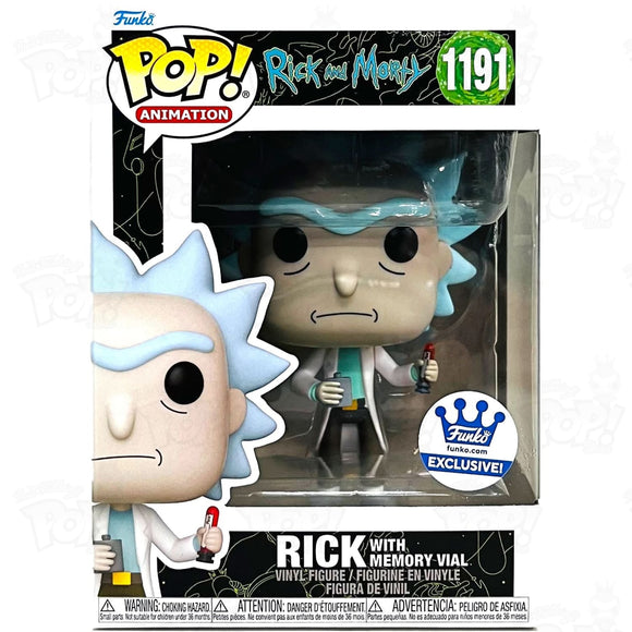 Rick And Morty With Memory Vial (#1191) Funko Pop Vinyl