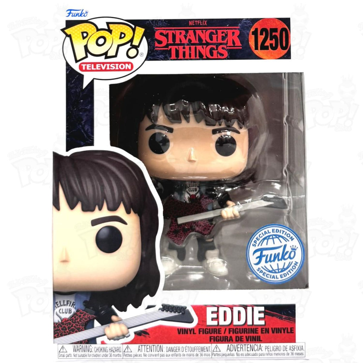 Funko pop stranger things eddie 1250 retailer special edition