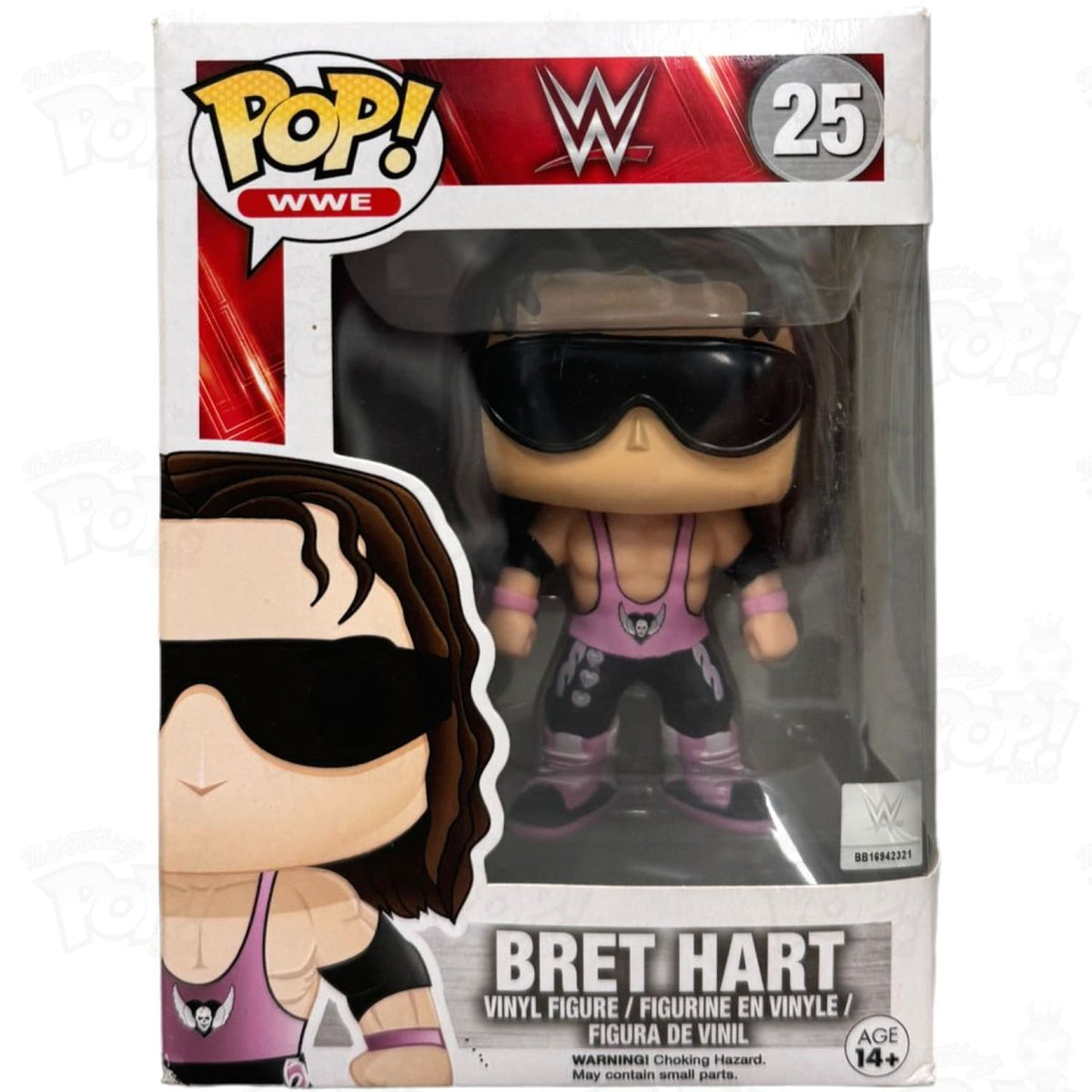 Funko Pop Bret Hart 25 WWE popular