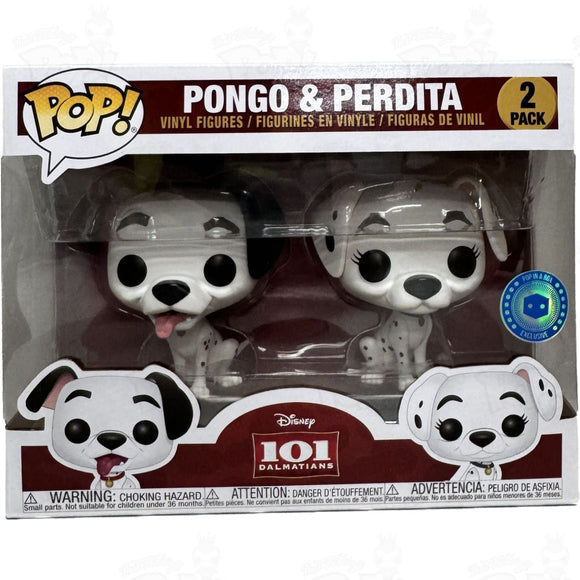 101 Dalmatians Pongo & Perdita (2-Pack) Pop In A Box Funko Vinyl