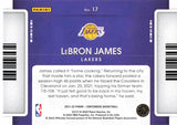 2021-22 Panini Contenders Game Night Ticket Lebron James Trading Cards