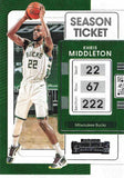 2021-22 Panini Contenders Season Ticket Khris Middleton Trading Cards