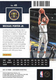2021-22 Panini Contenders Season Ticket Michael Porter Jr. Trading Cards