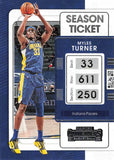 2021-22 Panini Contenders Season Ticket Myles Turner Trading Cards