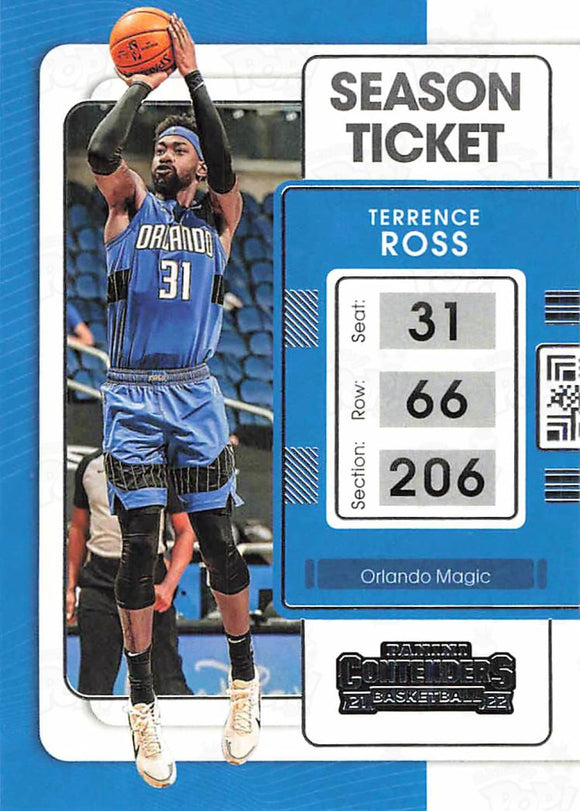 2021-22 Panini Contenders Season Ticket Terrence Ross Trading Cards