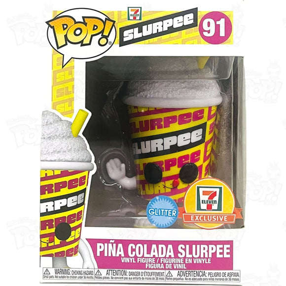 7 Eleven Slurpee Pina Colada (#91) Glitter Funko Pop Vinyl