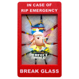 3D Printed In Case of Rip Emergency – Break Glass Trading Card Display