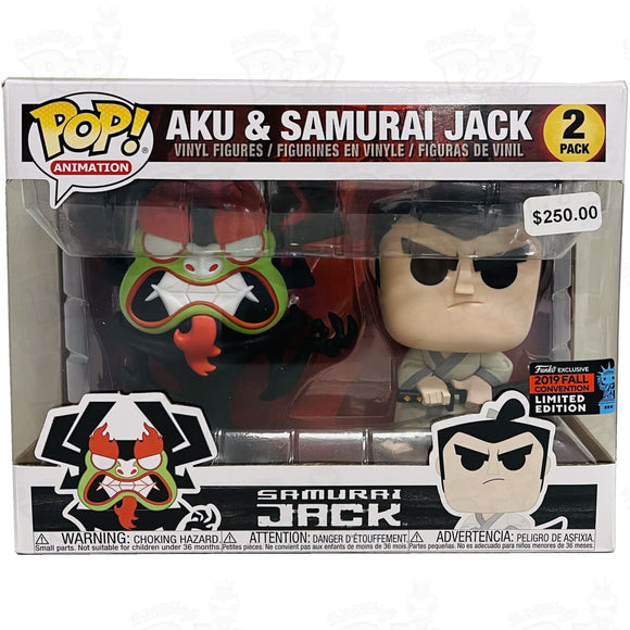 Aku & Samurai Jack (2-Pack) Funko Pop Vinyl
