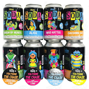 Alice In Wonderland Black Light Soda Complete Chase + Common Bundle (Us Import) Soda Vinyl