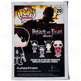 Attack On Titan Eren Jeager (#20) Black & White [Damaged] Funko Pop Vinyl