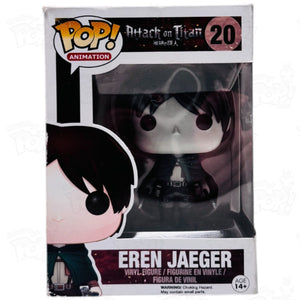 Attack On Titan Eren Jeager (#20) Black & White [Damaged] Funko Pop Vinyl