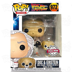 Back To The Future Doc & Einstein (#972) Funko Pop Vinyl