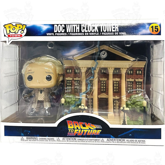 Back To The Future Doc With Clock Tower (#15) Funko Pop Vinyl