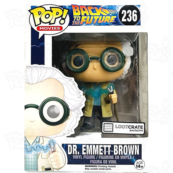 Back To The Future Dr Emmett Brown (#236) Lootcrate Funko Pop Vinyl