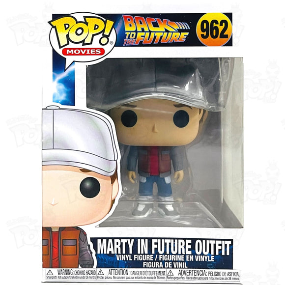 Back To The Future Marty In Outfit (#962) Silver Hat Funko Pop Vinyl