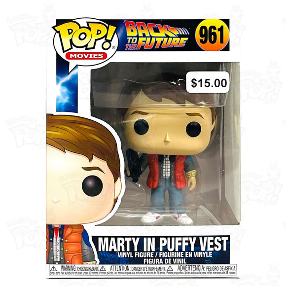 Back to the Future Marty in Puffy Vest (#961) - That Funking Pop Store!