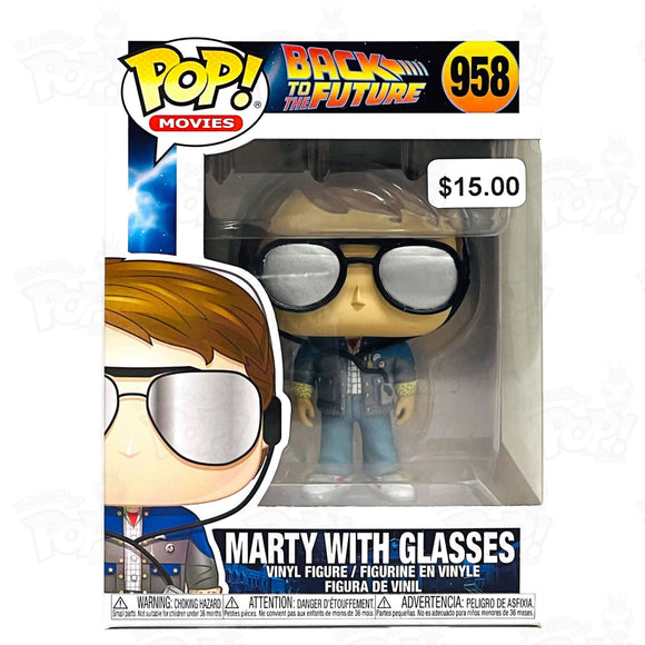 Figurine Funko POP! de Marty with Glasses (958) BTTF