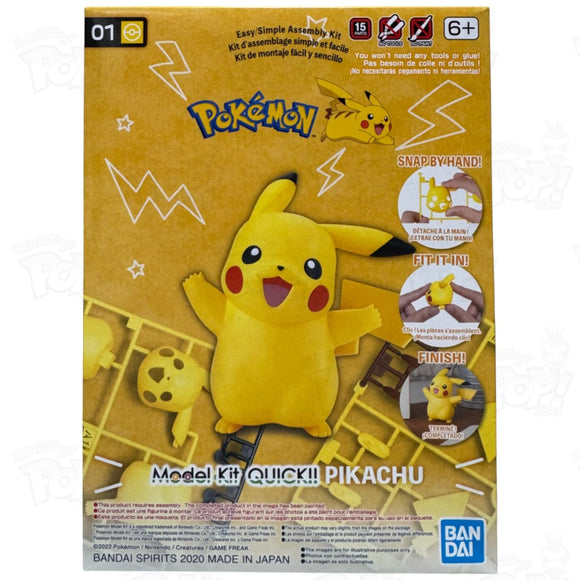 Bandai Pokemon Build a Pikachu Model Kit Loot