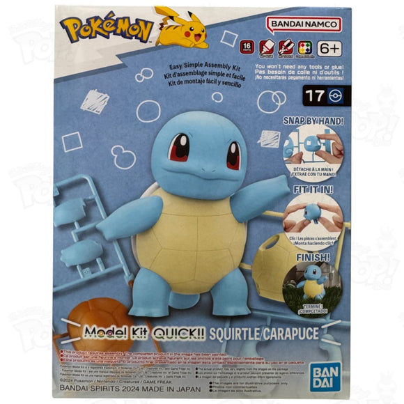 Bandai Pokemon Build a Squirtle Model Kit Loot