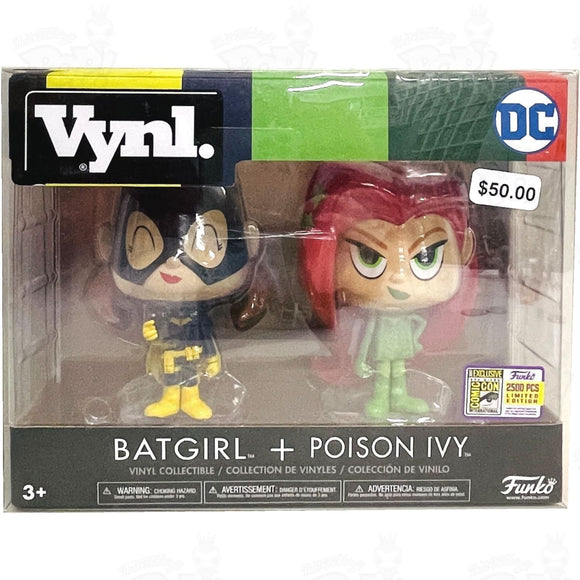 Batgirl & Poison Ivy Vynl San Diego Comic Con 2500 Pcs Funko Pop Vinyl