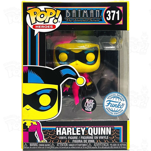 Batman Animated Series Harley Quinn (#371) Black Light Funko Pop Vinyl