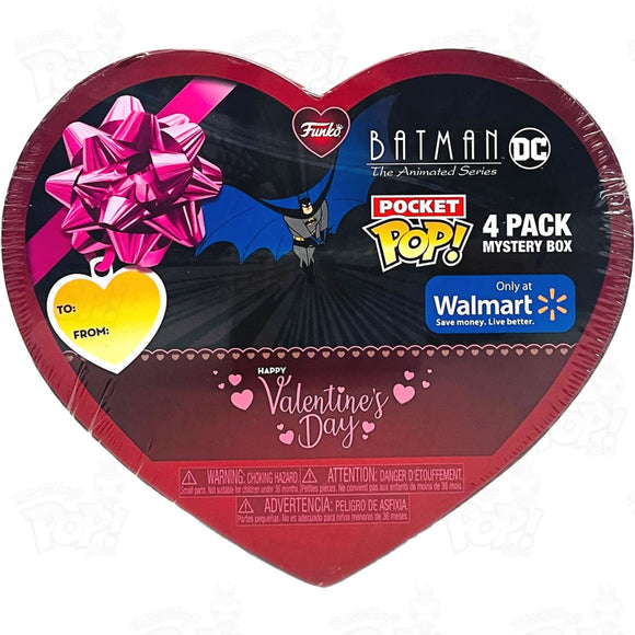 Batman Animated Valentines Pocket Pop (4-Pack) Funko Vinyl