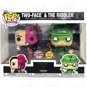 Batman Forever Two-Face & Riddler (2-Pack) Funko Pop Vinyl