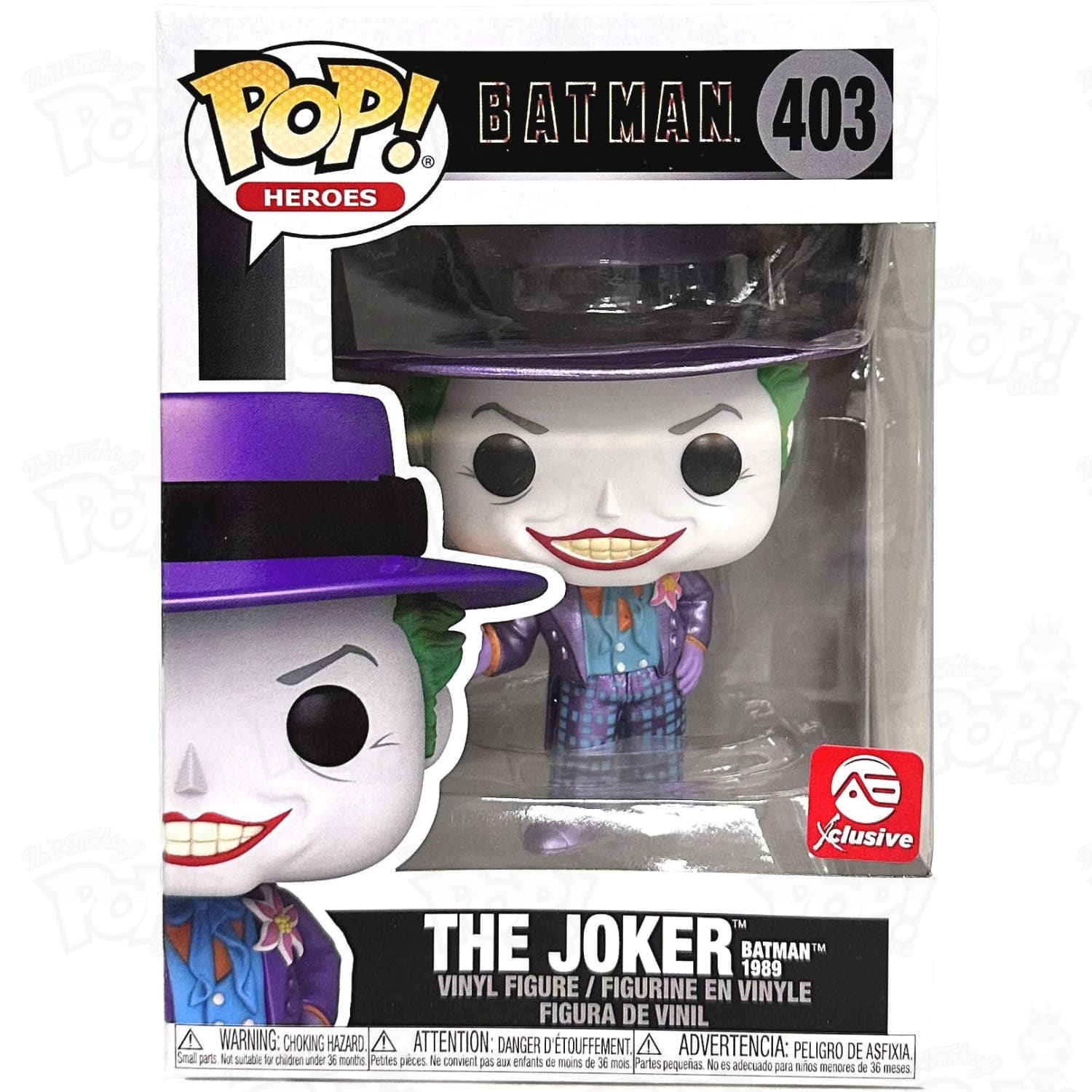 Funko Pop! 1989 deals Batman #337 The Joker Chase Vinyl Figure