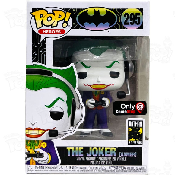 Batman Joker Gamer (#295) Gamestop Funko Pop Vinyl