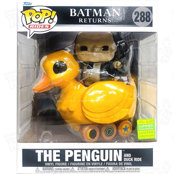 Batman Penguin And Duck Ride (#288) 2022 Summer Convention Funko Pop Vinyl