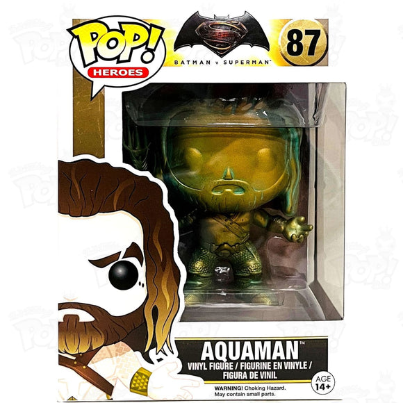 Batman V Superman Aquaman (#87) Patina Funko Pop Vinyl