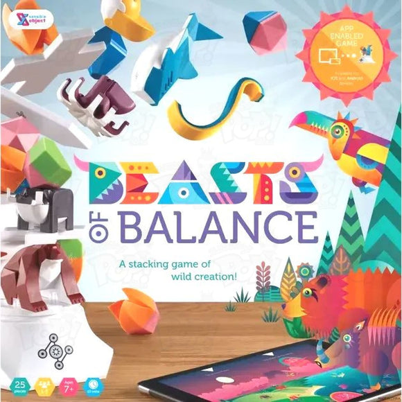 Beasts Of Balance Digital Tabletop Hybrid Stacking Family Game Boardgames