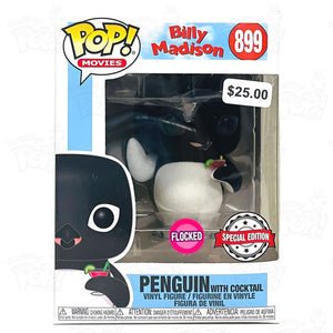 Billy Madison Penguin W/cocktail (#899) Flocked Funko Pop Vinyl