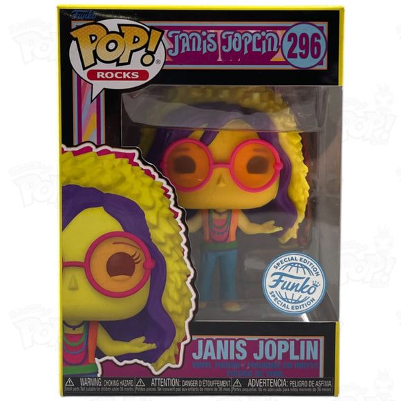 Black Light Janis Joplin (#296) Funko Pop Vinyl