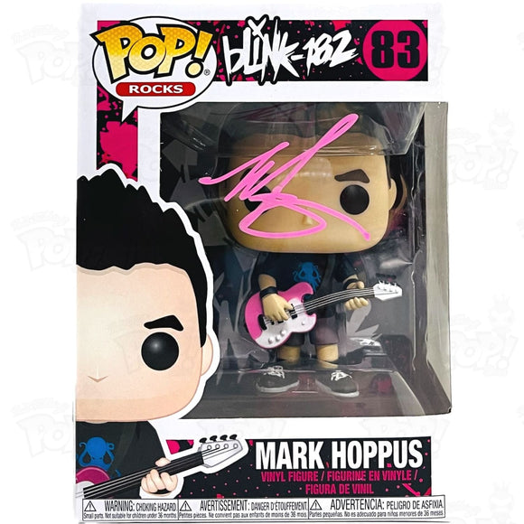 Blink 182 (#83) Signed By Mark Hoppus No Coa Funko Pop Vinyl