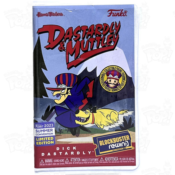 Blockbuster Rewind Vhs Vinyl Figure (Dick Dastardly) Summer Convention 2023 (Common) Loot